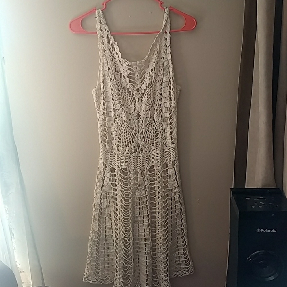 Free people macrame dress